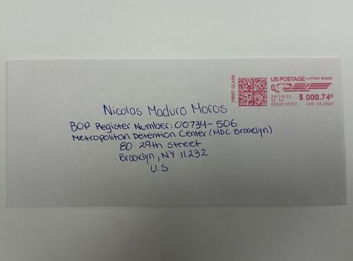 Cartas al preso 00734-506: "Querido Nicol�s Maduro. T� duermes sabiendo que ma�ana sigues vivo, que nadie entrar� de madrugada para torturarte..."