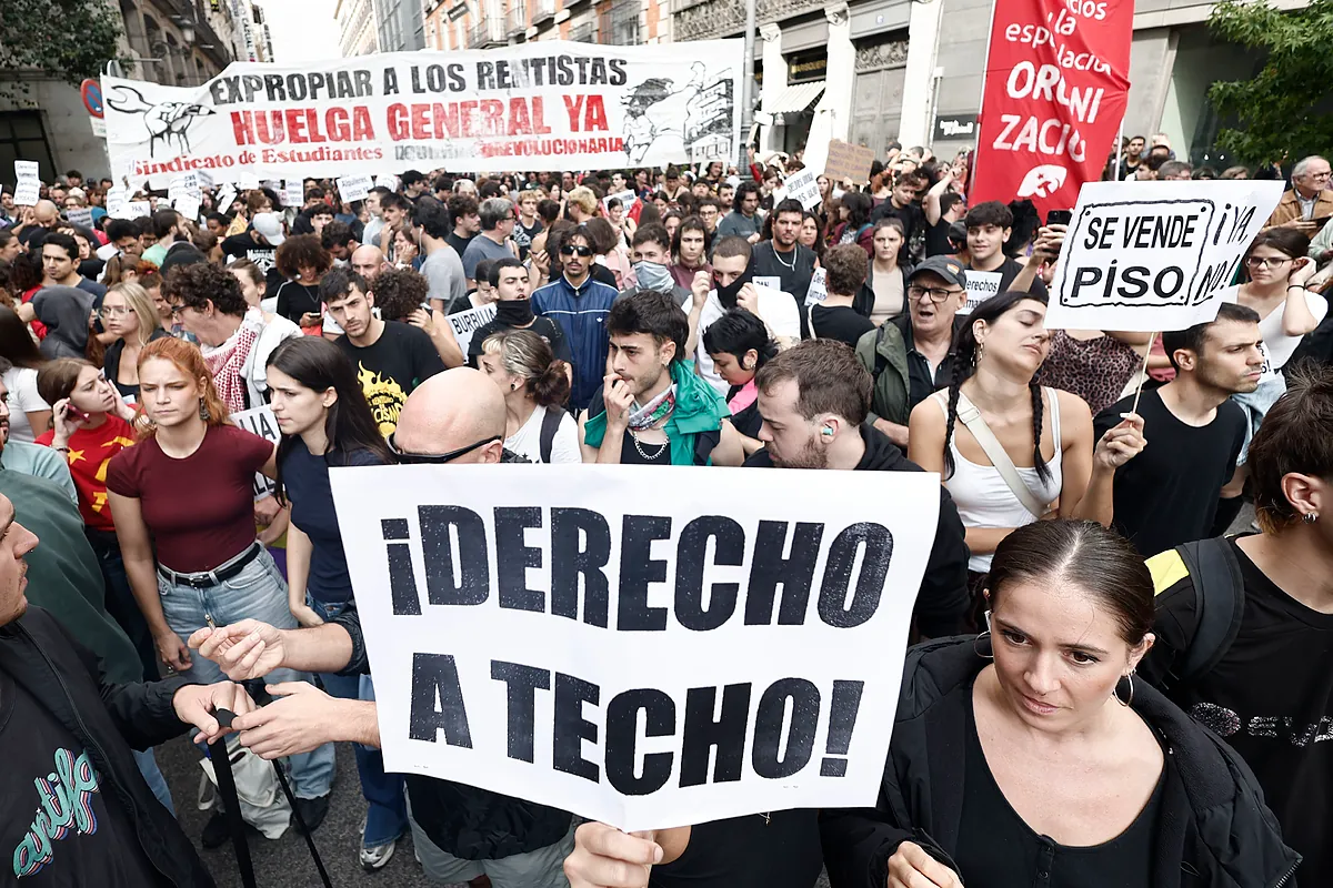 Manifestaciones por la vivienda en España: ciudades, horarios y recorridos de las protestas del 2 al 5 de octubre