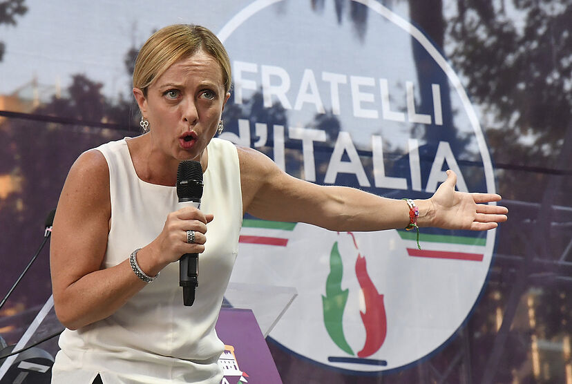 Giorgia Meloni, la admiradora de Mussolini que aspira a convertirse en jefa del Gobierno italiano | Internacional
