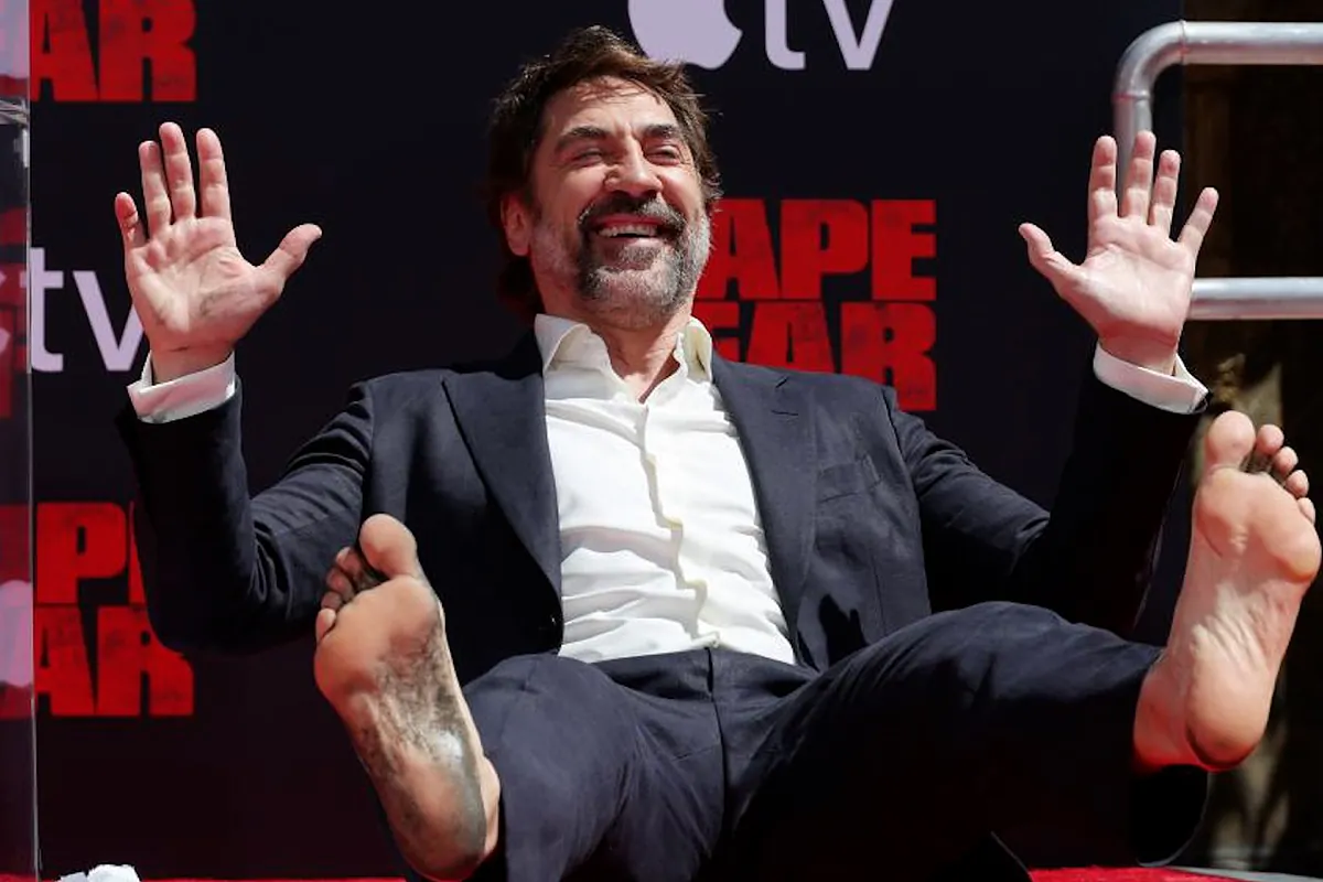 Bardem: primer actor en dejar la huella de su nariz en Hollywood