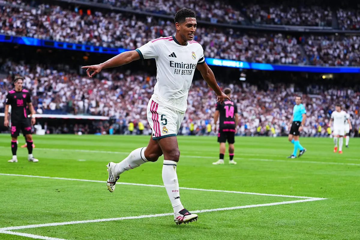 Bellingham destaca en el Real Madrid con libertad en el juego