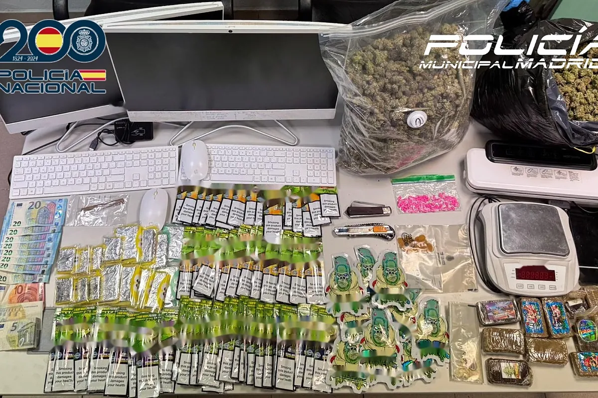 La Policía desarticula un club cannábico en Chamberí que se hacía pasar por un escape room