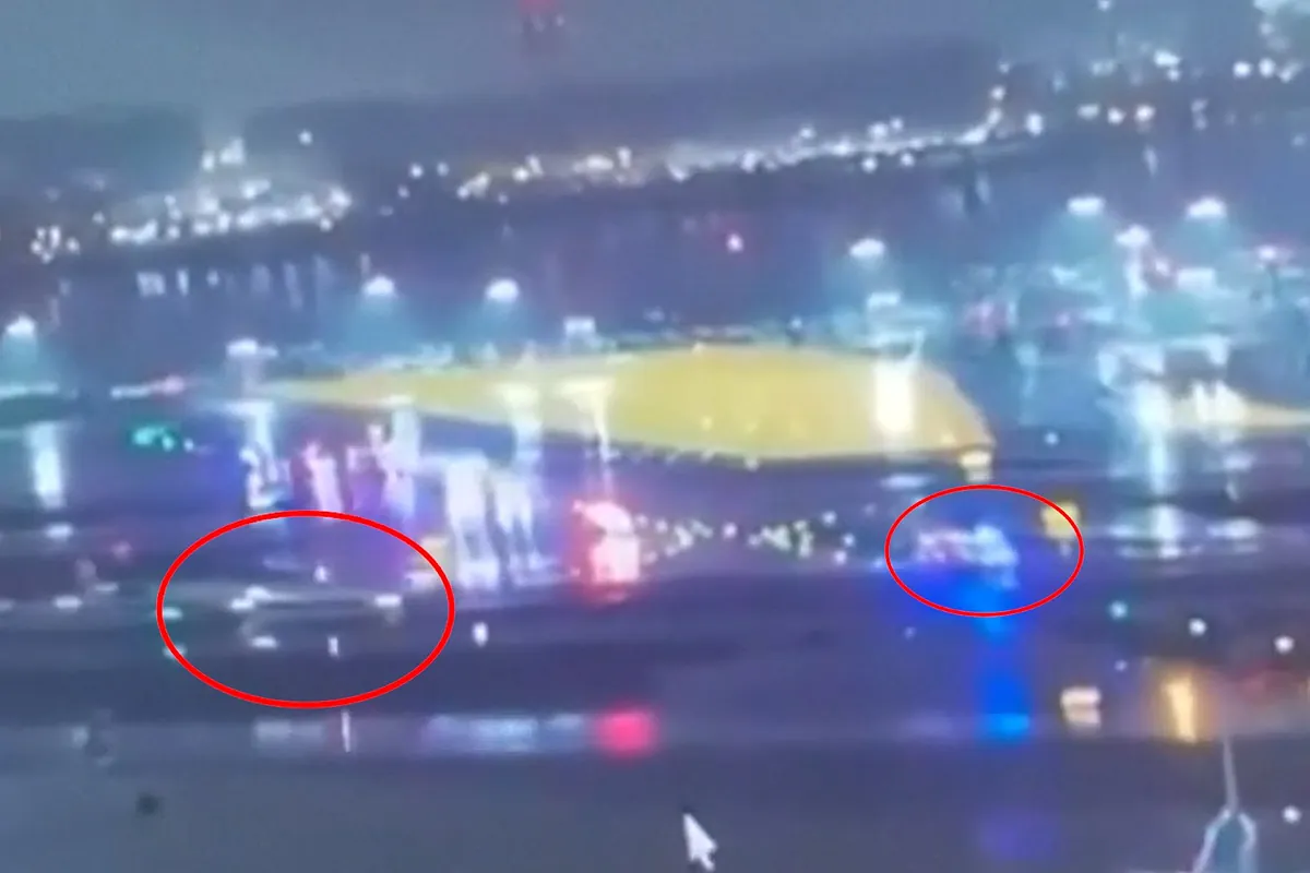 Momento del choque mortal entre un avión de Air Canada y un camión en un aeropuerto de Nueva York