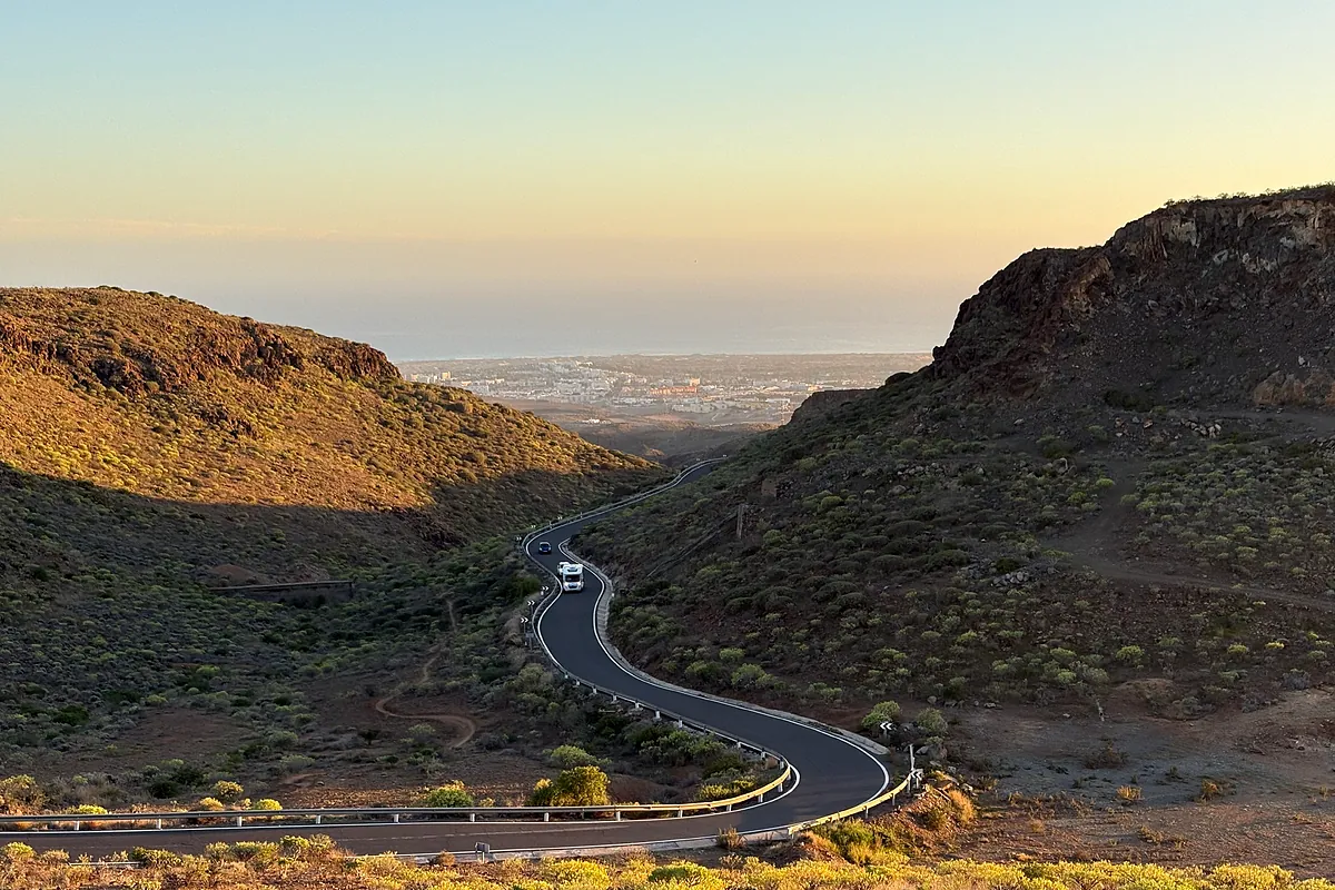 Los paisajes únicos que dejan las borrascas: Gran Canaria, convertida en el norte de España