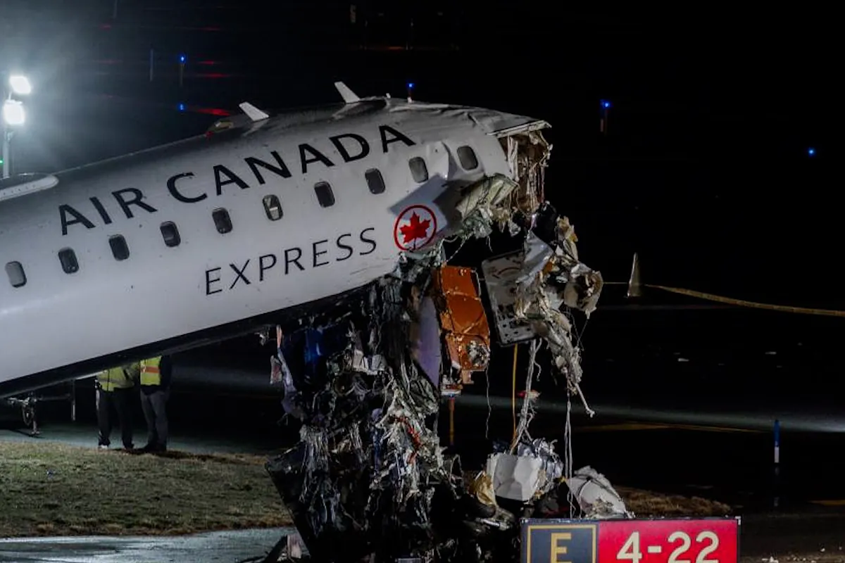 Un pasajero del Air Canada narra el accidente: "No entendíamos que había pasado"