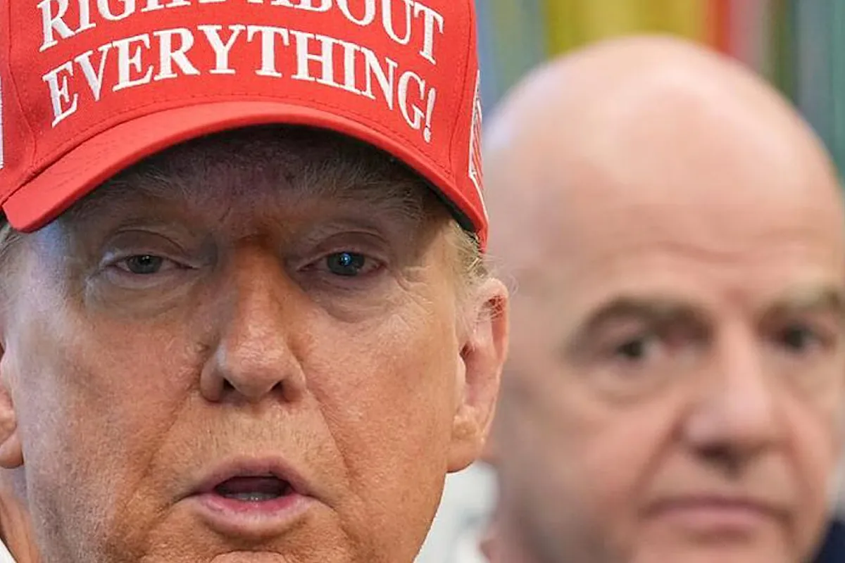 Trump confirma que llamó al presidente de la FIFA para revisar la tarjeta roja a Balogun