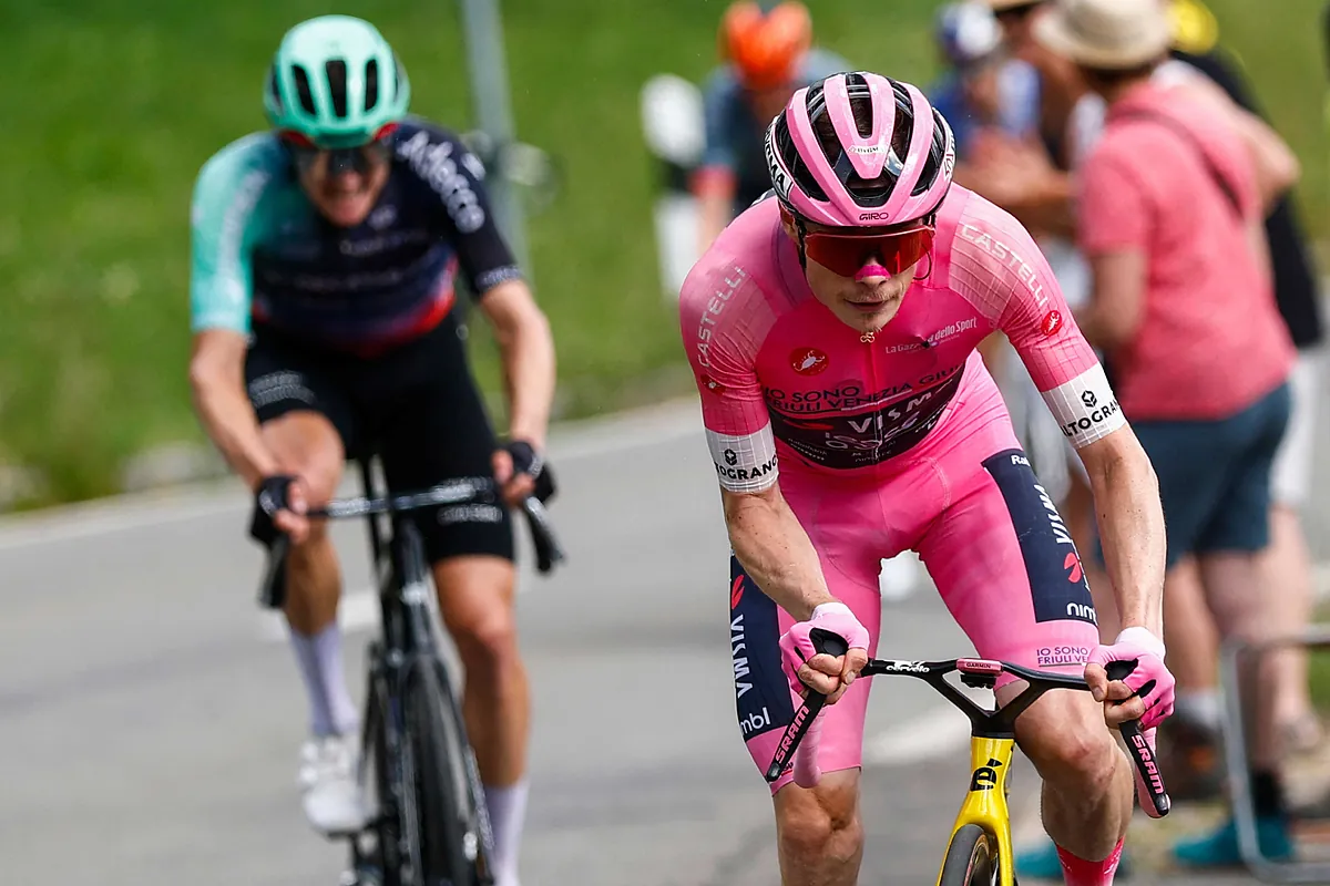 Cuatro etapas de montaña y cuatro victorias: Vingegaard arrasa en el Giro y persigue el récord de Pogacar