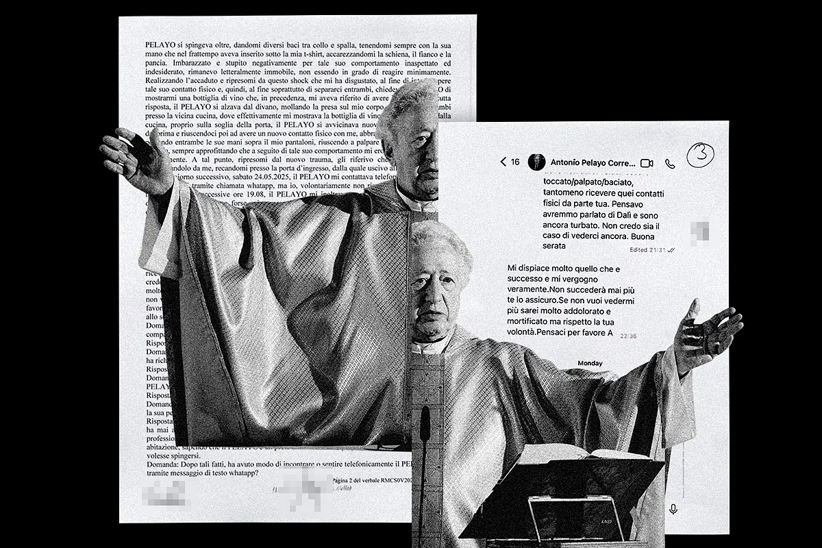 El mensaje que persigue al cura Antonio Pelayo, histórico corresponsal español en Roma: En tu casa no quería que me manosearas, que me besaras... Pensé que hablaríamos de Dalí