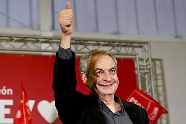 José Luis Rodríguez Zapatero, en un acto del PSOE.
