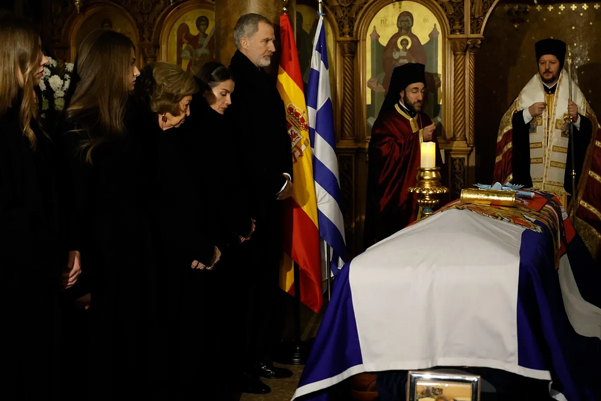 La Familia Real despide a la Princesa Irene de Grecia