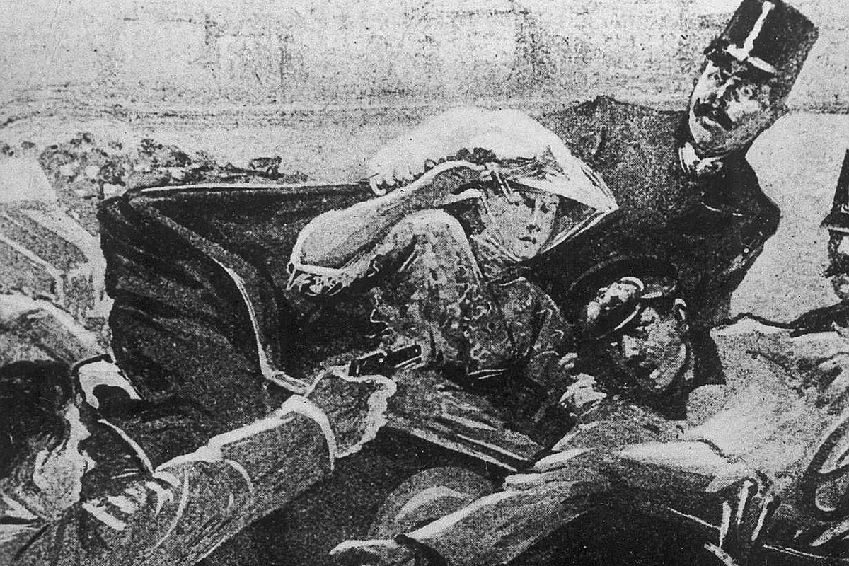 En una calle de Sarajevo