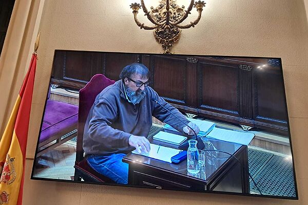 Koldo García, ex asesor de José Luis Ábalos, declarando en el Supremo este jueves.