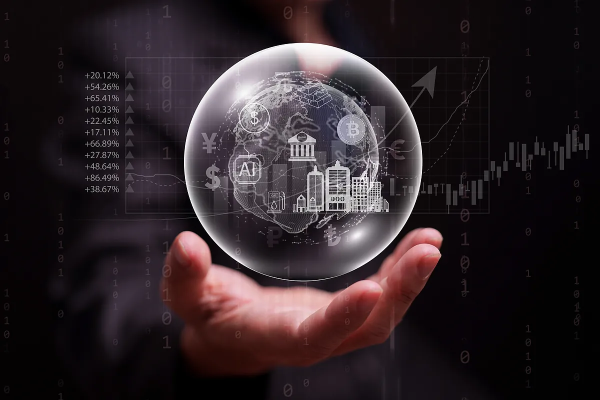 Montaña mágica de burbujas