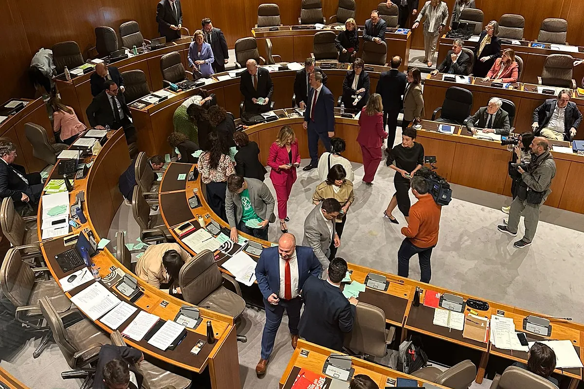 Varios protestantes interrumpen el pleno de las Cortes de Aragón para reclamar "dinero para la educación pública"