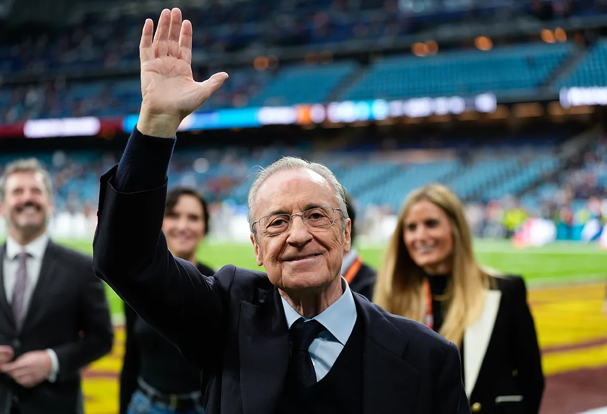 Florentino Pérez viajará a Ceuta con Butragueño y Pirri para mostrar el apoyo del Real Madrid en plena crisis migratoria
