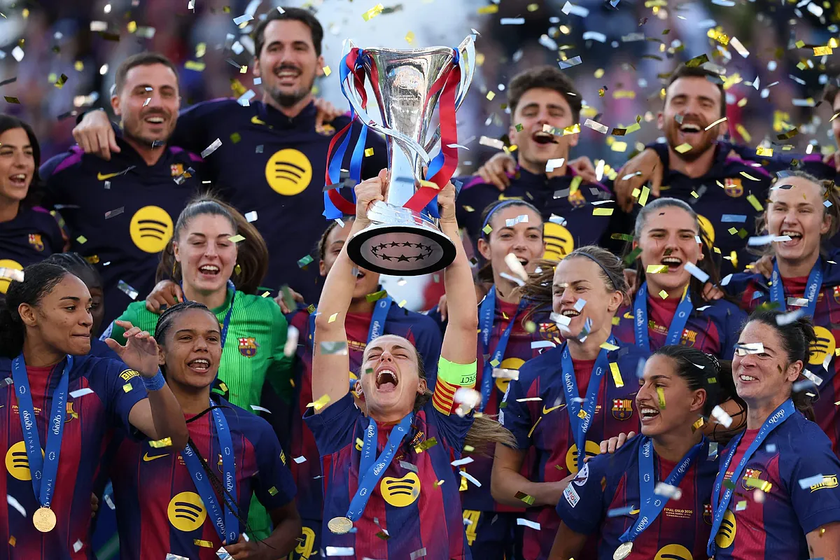 El Barcelona arrolla al Lyon, gana su cuarta Copa de Europa y sella un curso 'cum laude'