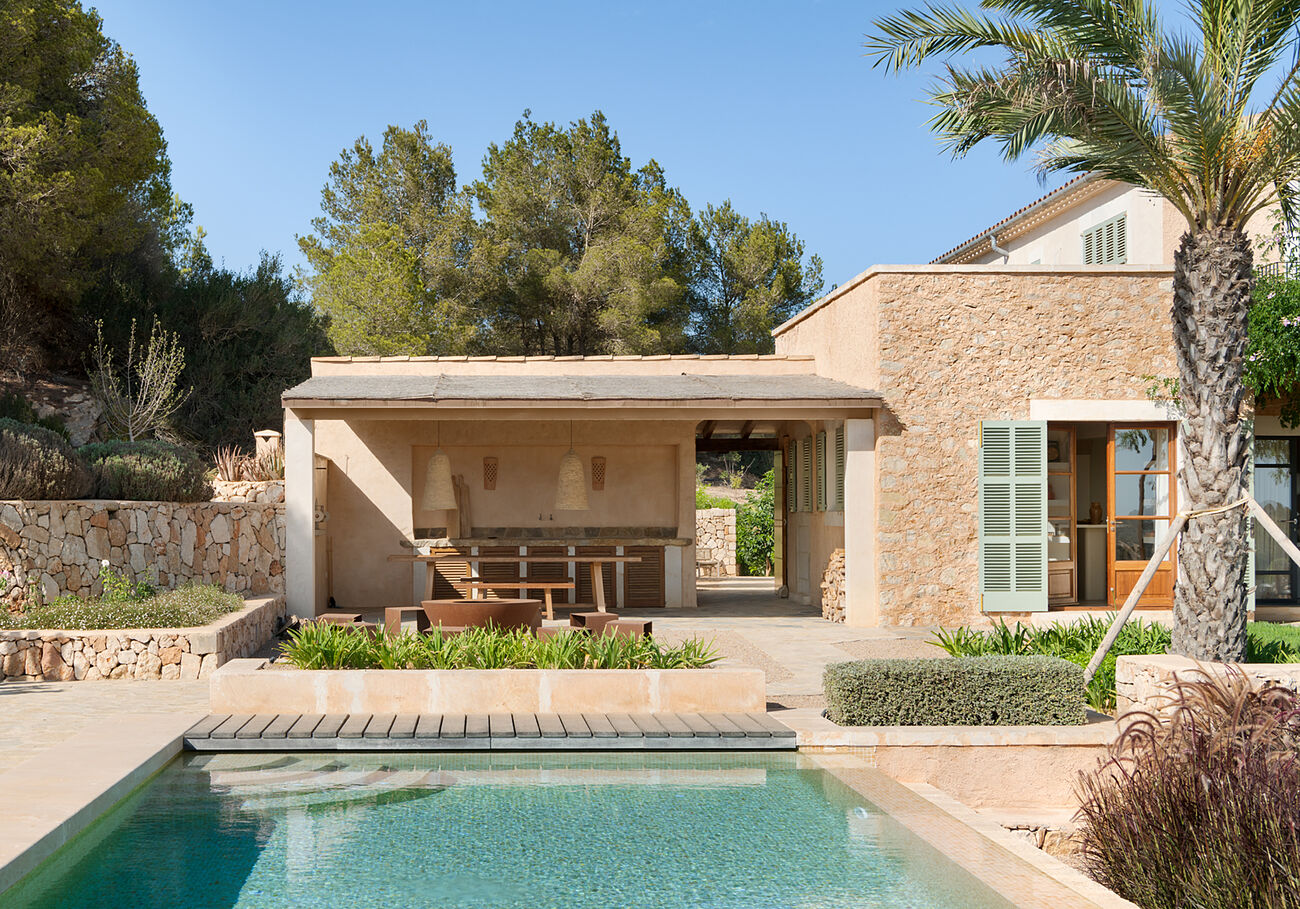 Cada rinc�n de esta casa de campo, ubicada en el interior de la isla...