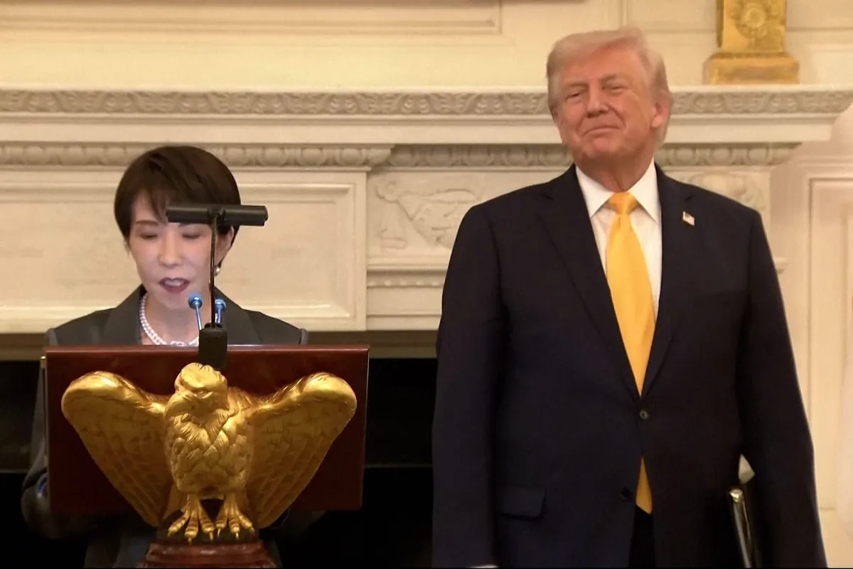 Trump recibe piropos y halagos de la primera ministra japonesa: "Somos mejores colegas"