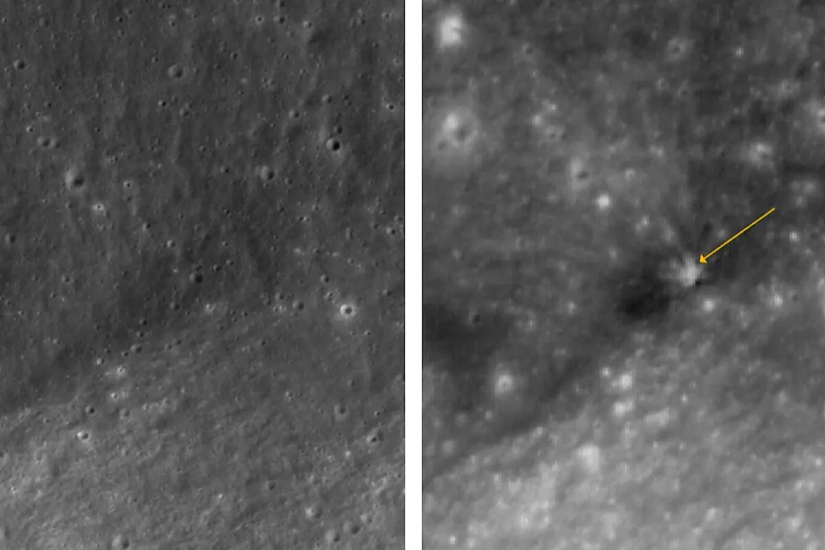 Corea del sur enseña el lugar donde basura espacial de SpaceX se estrelló contra la Luna