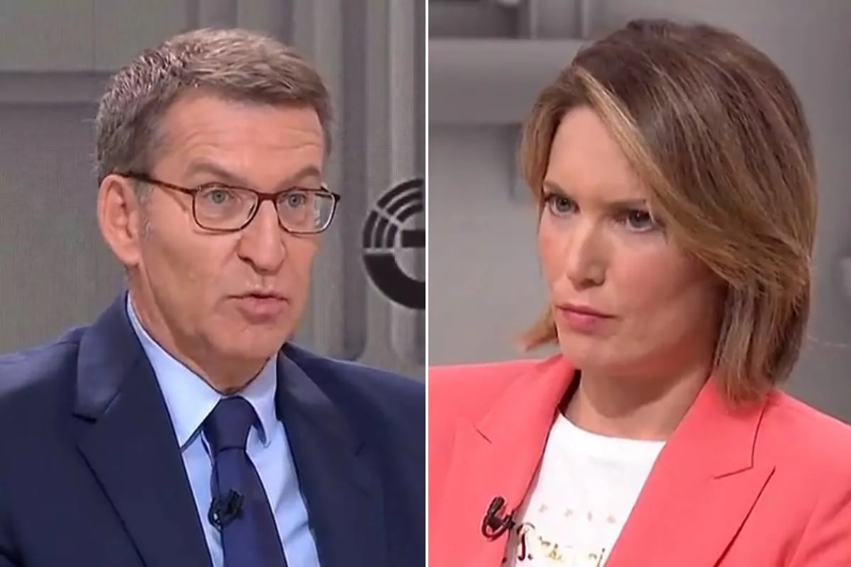 Tenso rifirrafe entre Silvia Intxaurrondo y Núñez Feijóo: "Le pido que rectifique" | Televisión