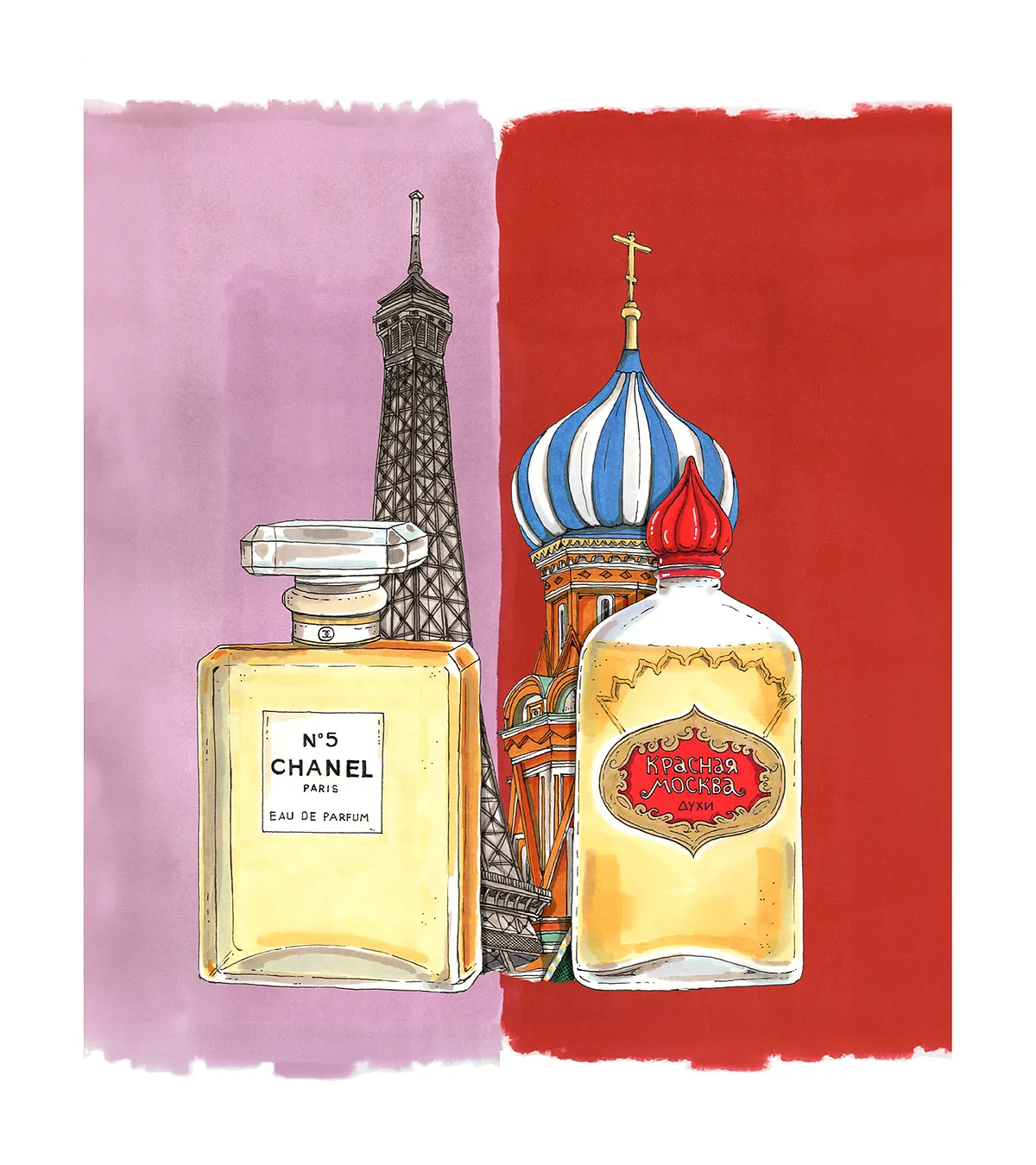 La historia desconocida de Chanel nº5 y Moscú Rojo, la misma