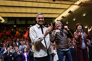 S�nchez lleva su 'no a la guerra" a la campa�a de Castilla y Le�n para arremeter contra el PP y Vox: "Es muy f�cil ser belicoso a costa del bolsillo de los dem�s"
