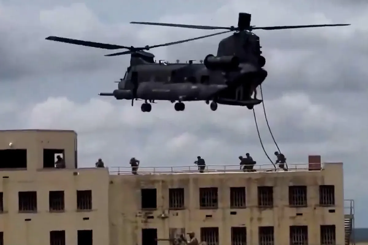 El vídeo que Trump publicó en junio de los ensayos para capturar a Maduro