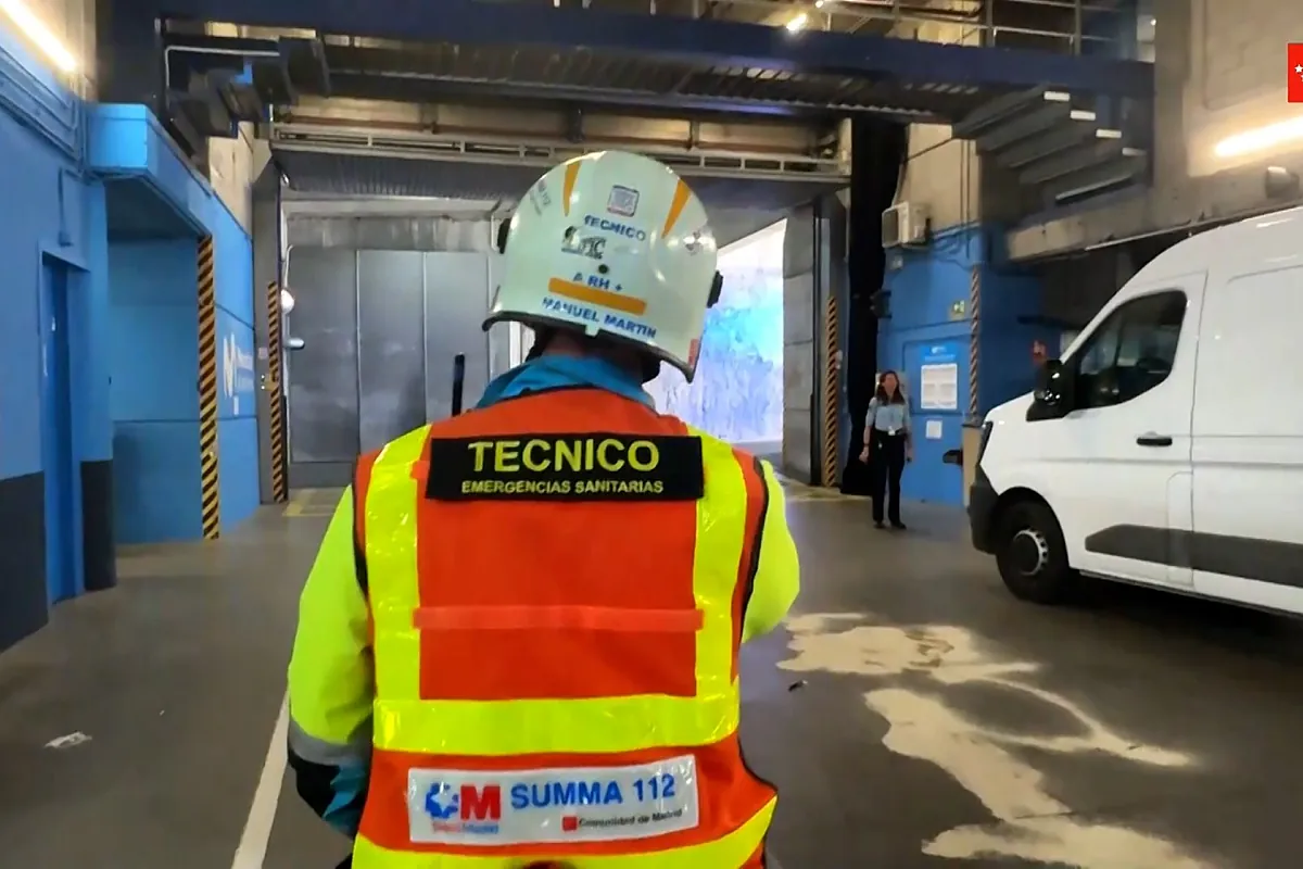 Accidente mortal tras caer un trabajador desde 30 metros de altura en el Movistar Arena