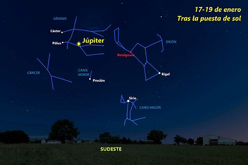 Estos son los mejores d�as del a�o para observar J�piter