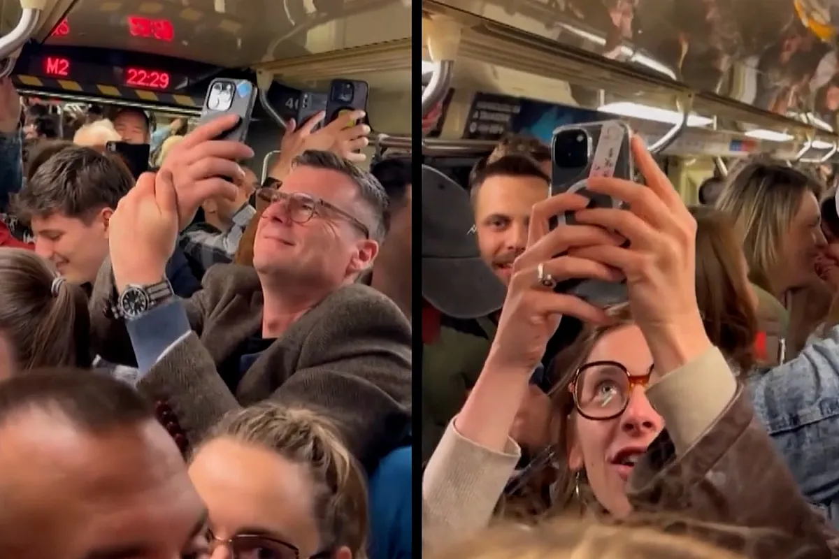 Celebración espontánea tras la derrota de Orban: "¡Rusos a casa!", "¡Europa, Europa!"