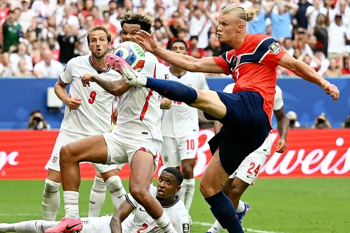 Los goles del partido en el que Bellingham consigue meter a Inglaterra en la final en el 1-2 contra Noruega