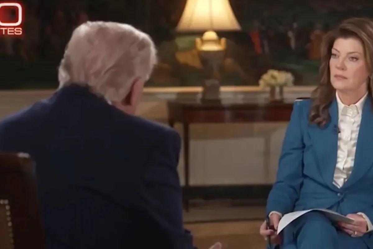 Trump se enfrenta a una periodista de la CBS por el tiroteo: "Es usted una persona horrible"