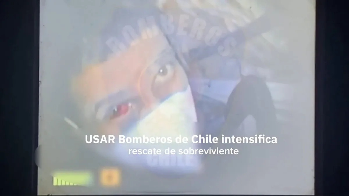 Hernán, el portero de un edificio atrapado bajo 140 toneladas de escombros, rescatado ocho días después del terremoto