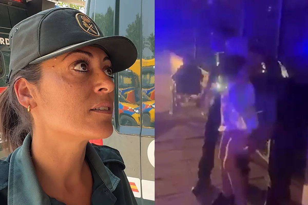 El conmovedor relato de una guardia civil que participó en el desalojo de una residencia amenazada por el fuego en El Tiemblo (Ávila)