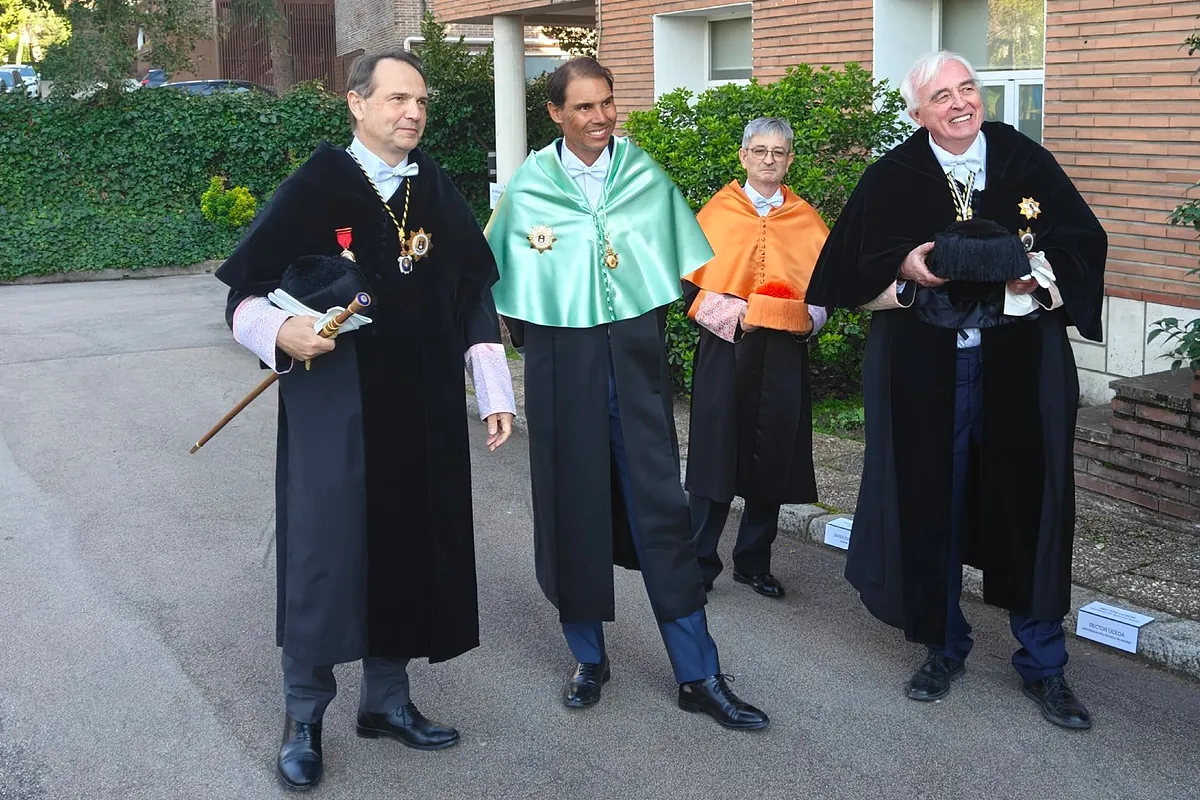 Rafa Nadal, investido doctor honoris causa por la Universidad Politécnica de Madrid