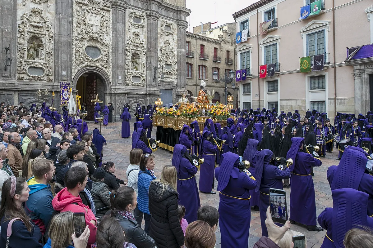 Procesiones en Zaragoza hoy, Martes Santo, de la Semana Santa 2026: horarios y recorridos