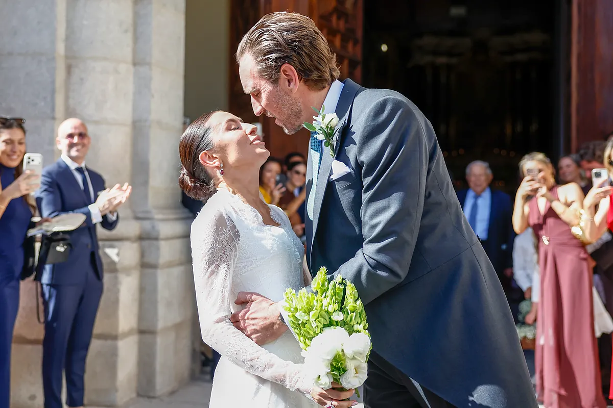 Reunión de la aristocracia en la boda en Madrid de Friedrich Von Schönburg y Amanda Lange celebran su boda