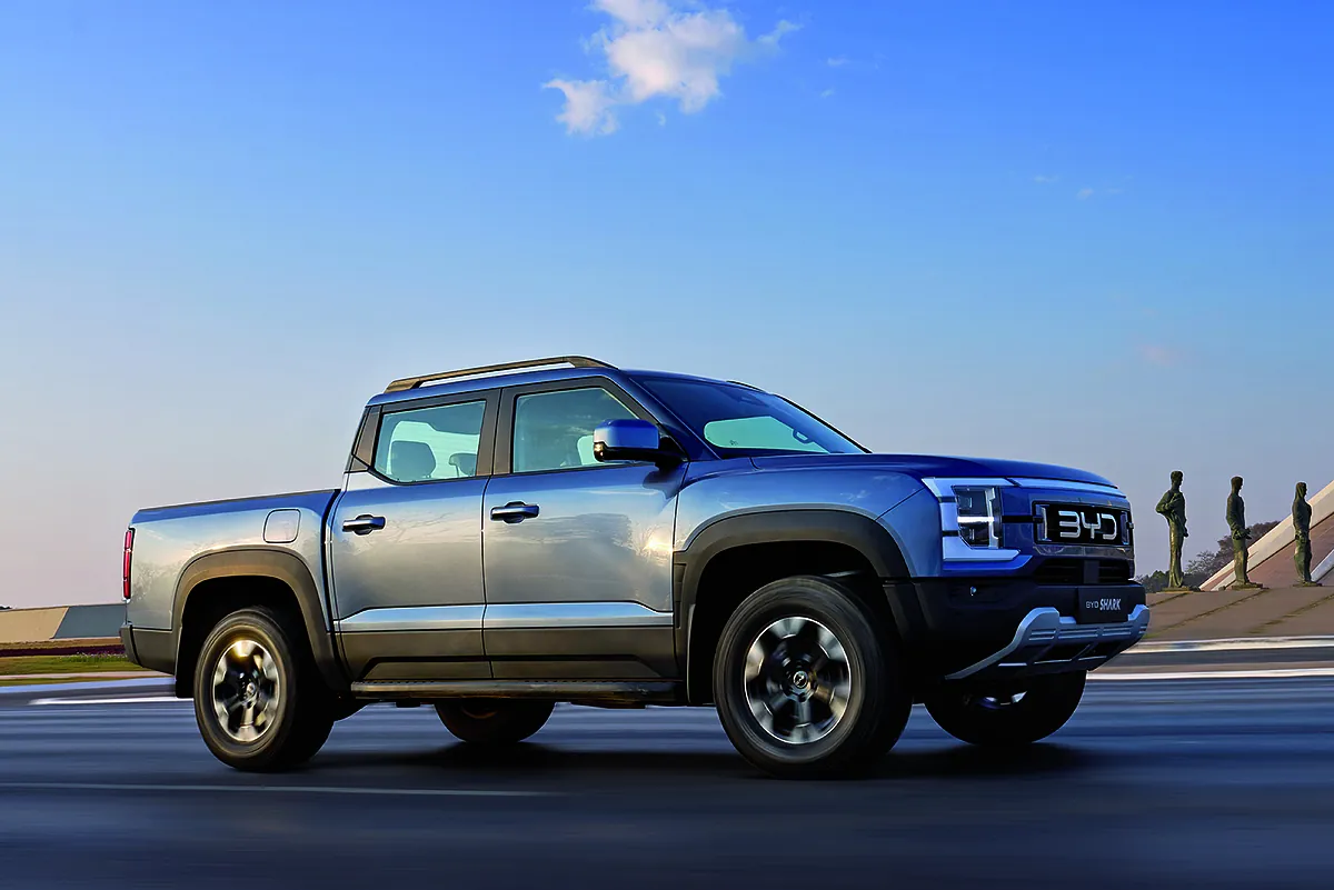 BYD entra en el segmento de los 'pick up' con el Shark, un híbrido enchufable