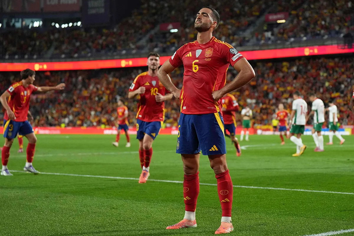 España - Bulgaria, en directo: Borja por Samu, tras el descanso en Valladolid