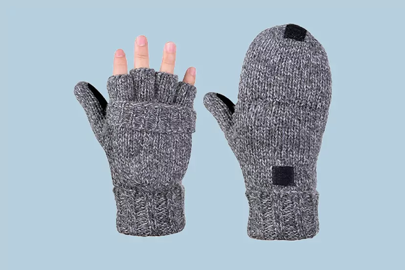 Guantes De Invierno Sin Dedos (mitones Abiertos) Para Hombre Y Mujer - Tejidos De Acrílico, Calientes E Ideales Para Conducir O Usar El Móvil