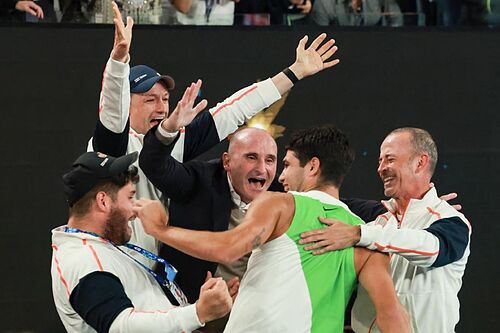 La reivindicaci�n 'en caliente' de Alcaraz: "Nadie sabe lo duro que he trabajado"