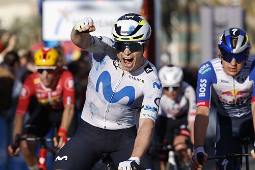 Ocho meses sin ganar... hasta que lleg� Ra�l Garc�a Pierna al Movistar con su victoria de "rabia" en Valencia