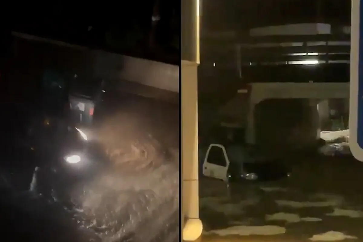 Inundaciones por grandes crecidas de ríos en Málaga por el fuerte temporal