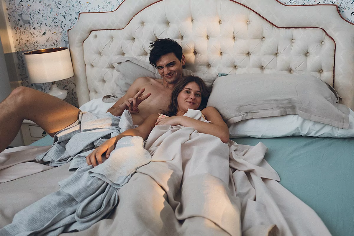 A provocative scene from a controversial play