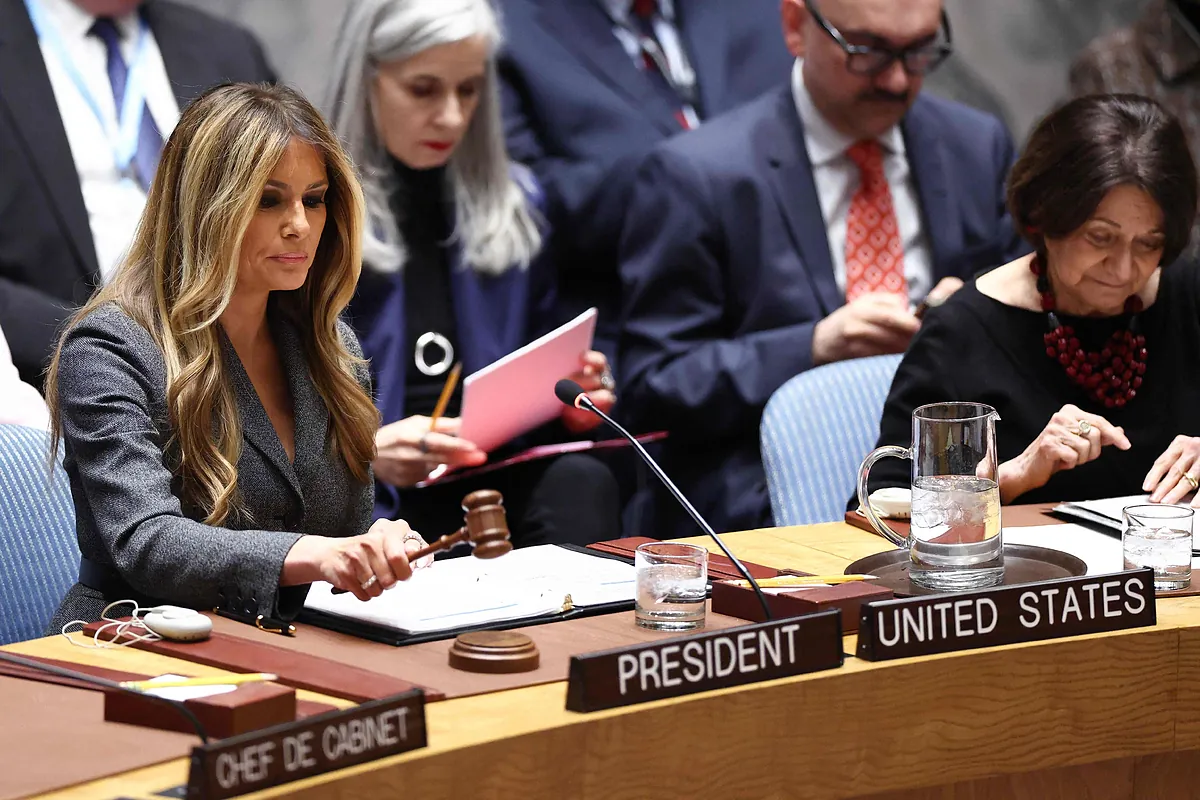 Melania Trump preside la reunión en la ONU sobre niños en conflicto mientras EEUU ataca Irán