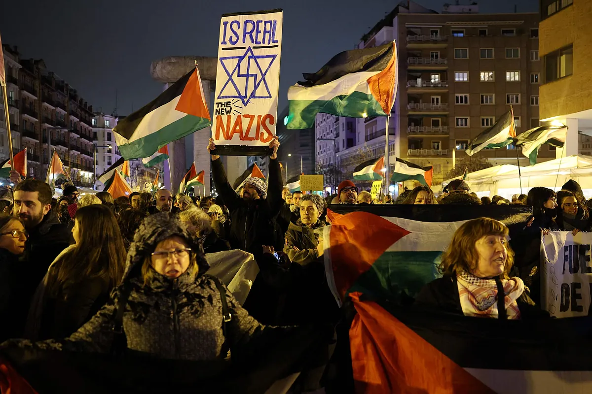 Gritos contra Israel y contra Ayuso, algún incidente y otro partido sin público en el Palacio casi cinco años después: "¡Maccabi Tel Aviv, fuera de Madrid!"