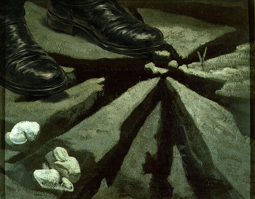 Unos excrementos en Vallecas, por Leonardo Giovannini