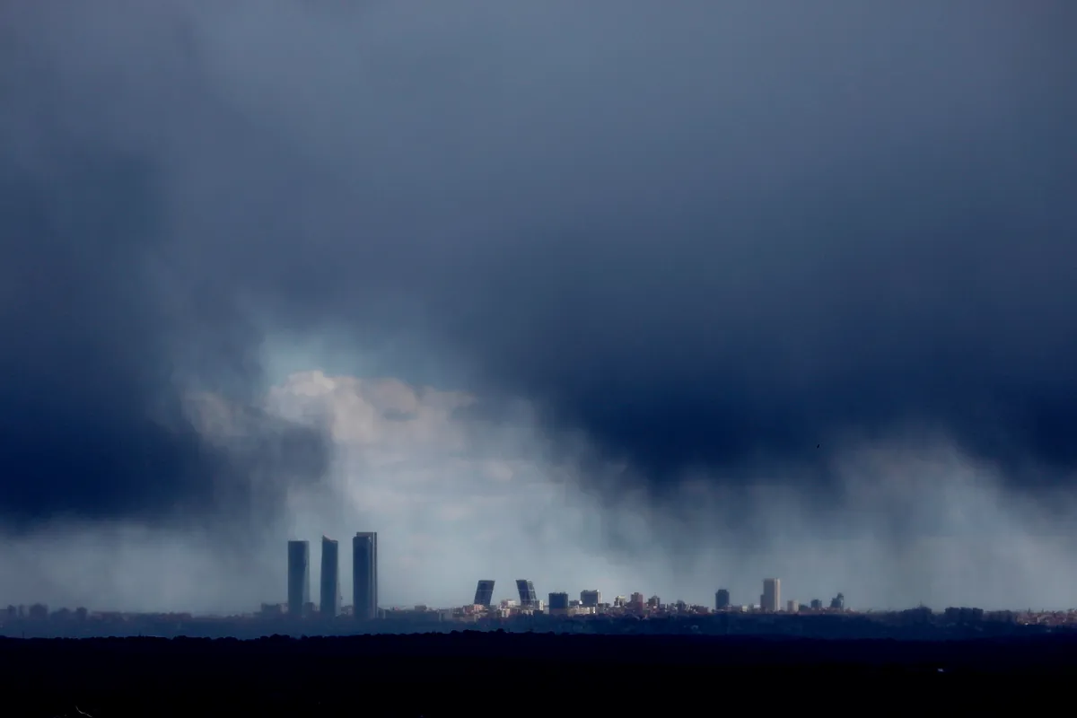 La AEMET activa el aviso amarillo por tormentas este domingo en toda la Comunidad de Madrid