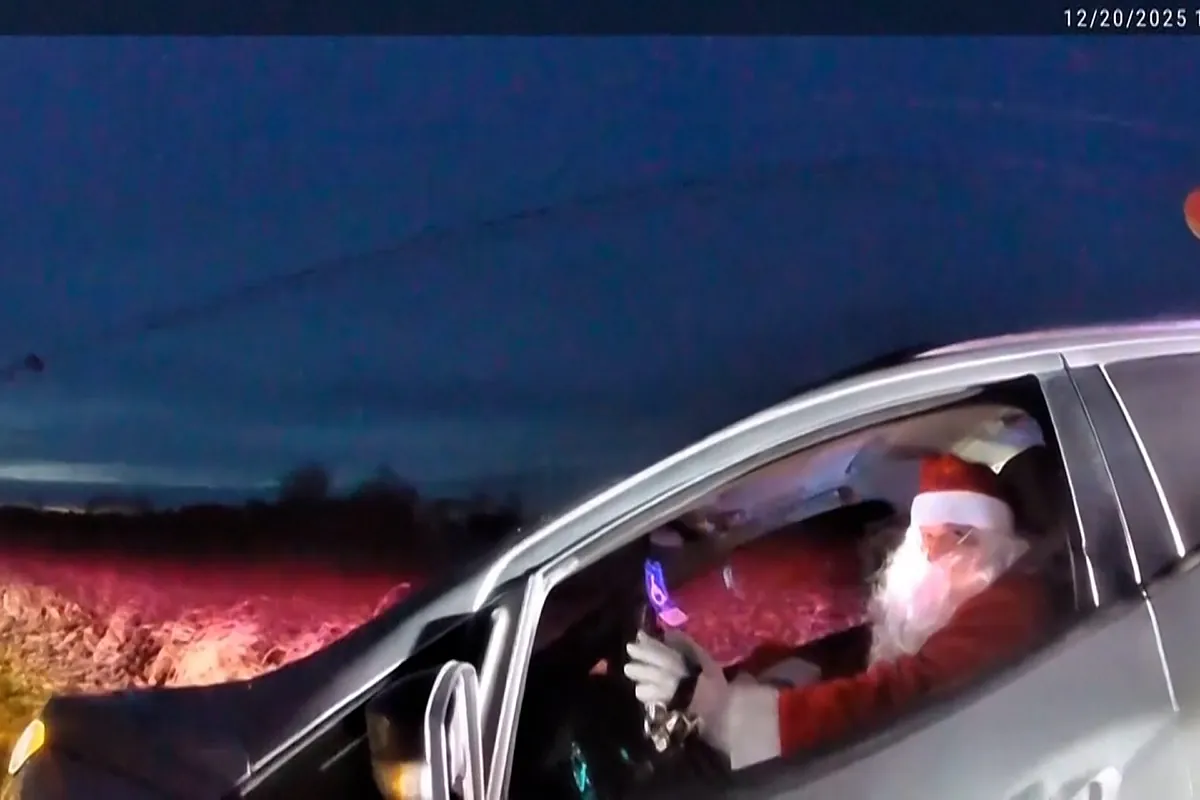 Detenido Papá Noel en Ohio por exceso de velocidad