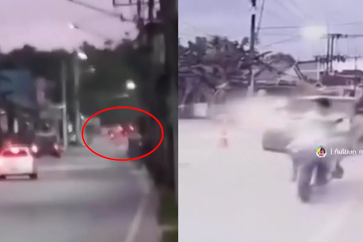 Acribillan a balazos a unos agentes en plena calle en Tailandia